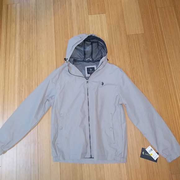 polo windbreaker hoodie